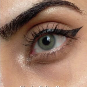 Celine Grey Closeup on Dark Brown Eye