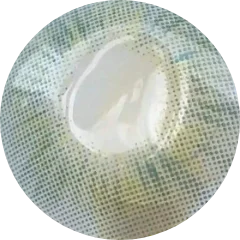 Emerald Green colored contact lens