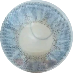 Pretty Blue colored contact lens
