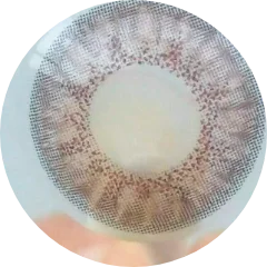 Pretty Brown colored contact lens